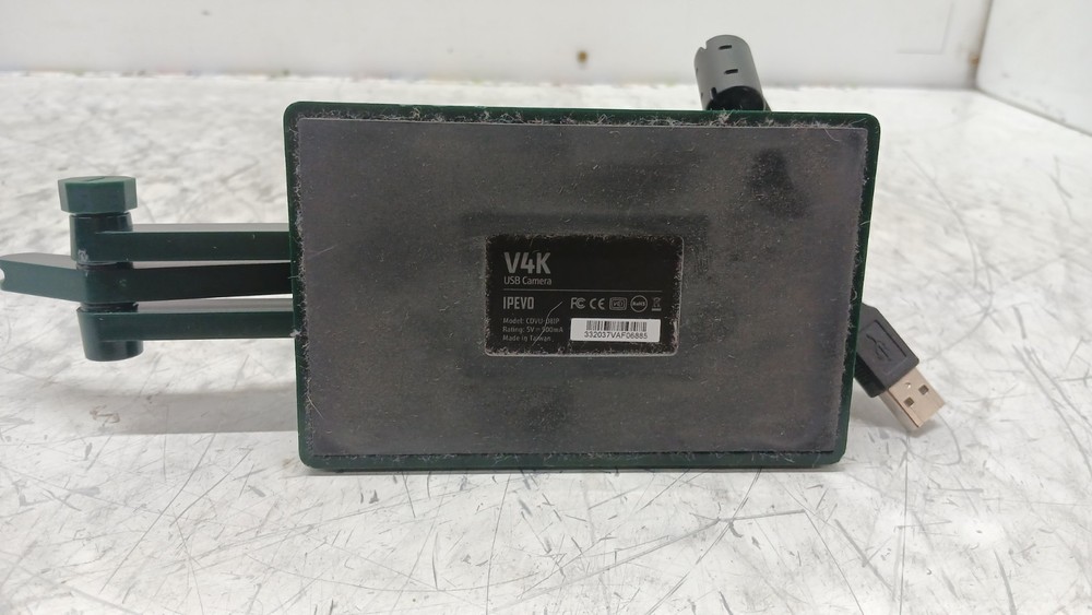 IPEVO V4K High Definition USB Document Camera CDVU-081P *TESTED WORKING* *READ*