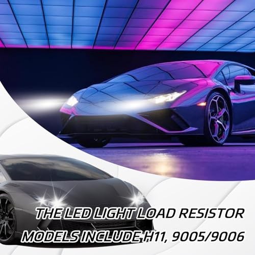 2PCS LED Headlight Canbus Decoder, Anti-flicker LED Headlight Conversion 9006