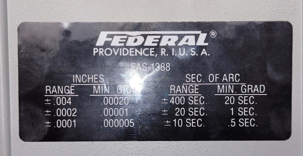 FEDERAL 230P-204 Electronic Level (Inv. 48204)