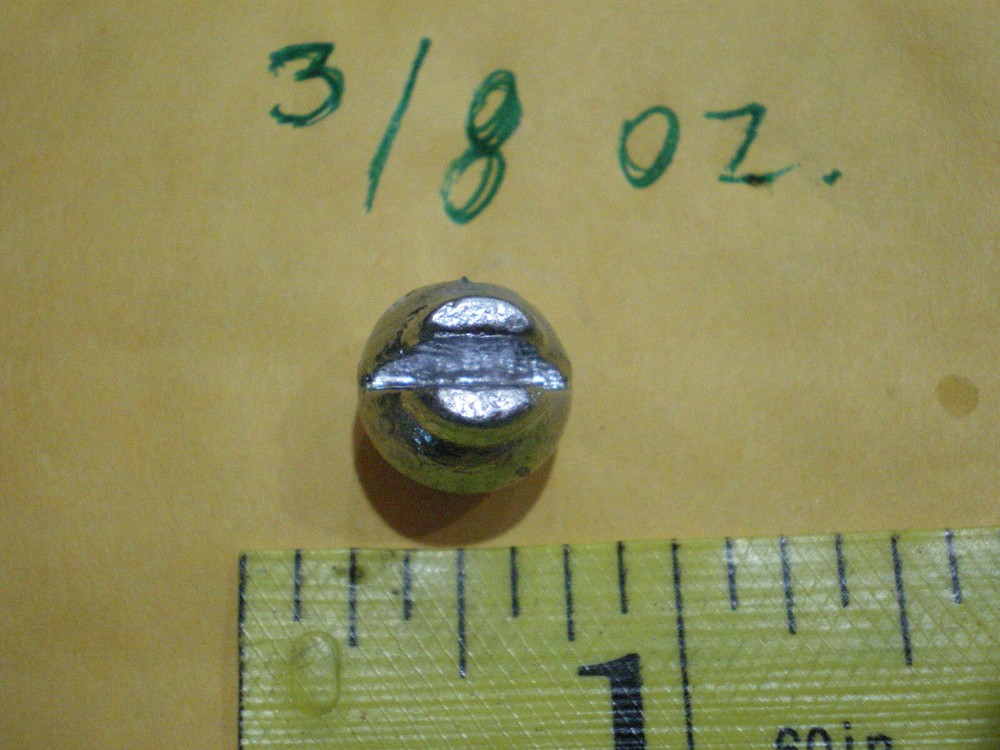 150 PCS. REMOVABLE SPLIT SHOT SINKER 3/8, 1/4 OZ. 75 EACH, MADE FROM DO-IT MOLD