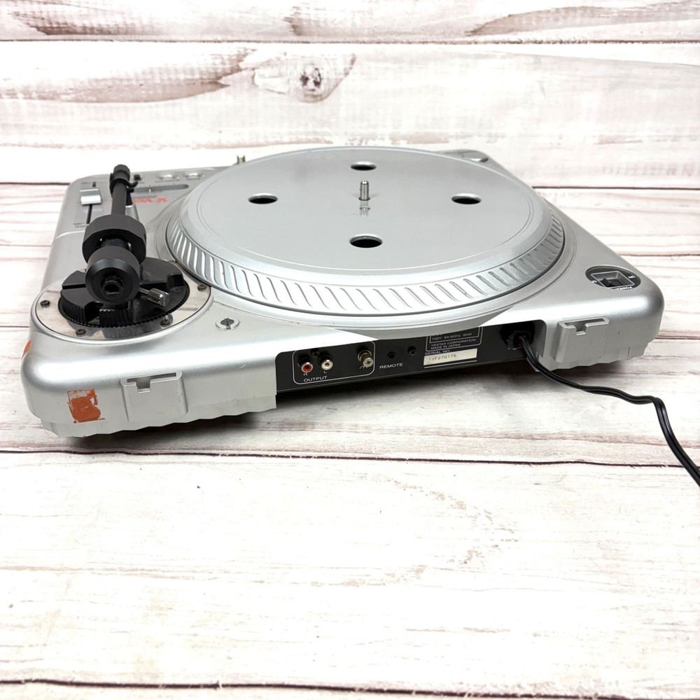 Vestax PDX-2000 Direct Drive Turntable Operation tested Silver