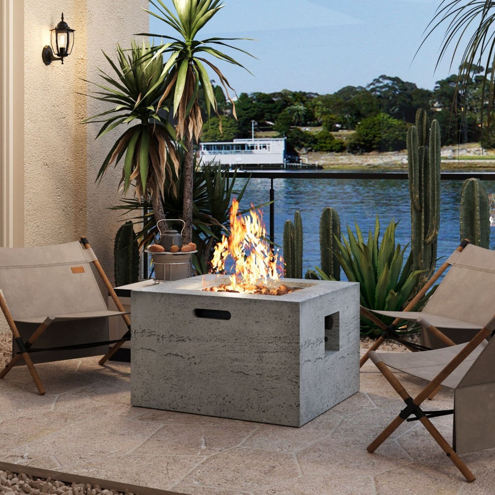 MGO Propane 40000 BTU Outdoor Fire Pit Table