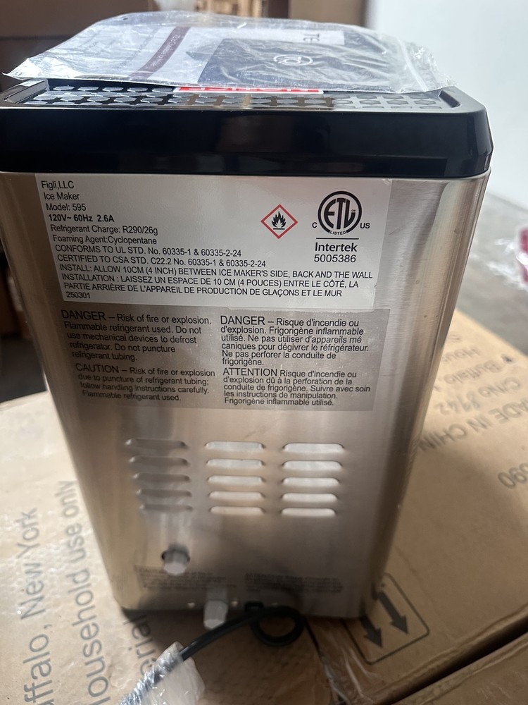 72-lb Large capacity Technique Countertop Nugget Ice Maker Model 595