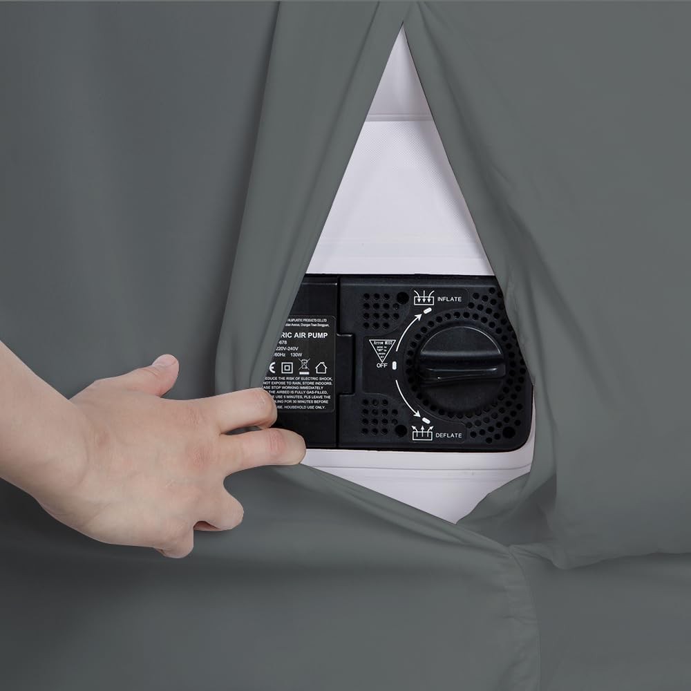 Inflatable mattress sheets, removable bed cover