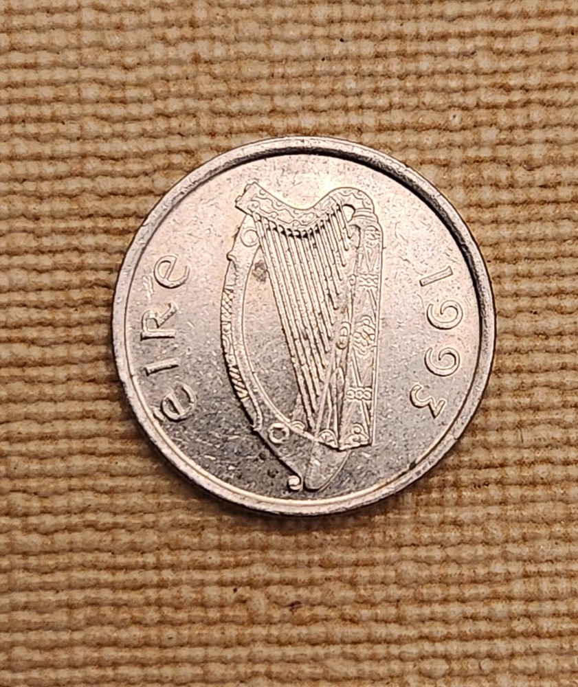 Ireland coin, 5 Pence, 1992 1993