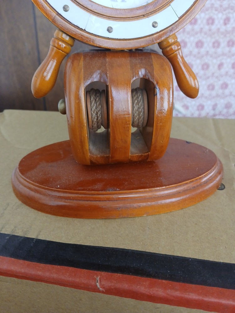 Ship Wheel Clock