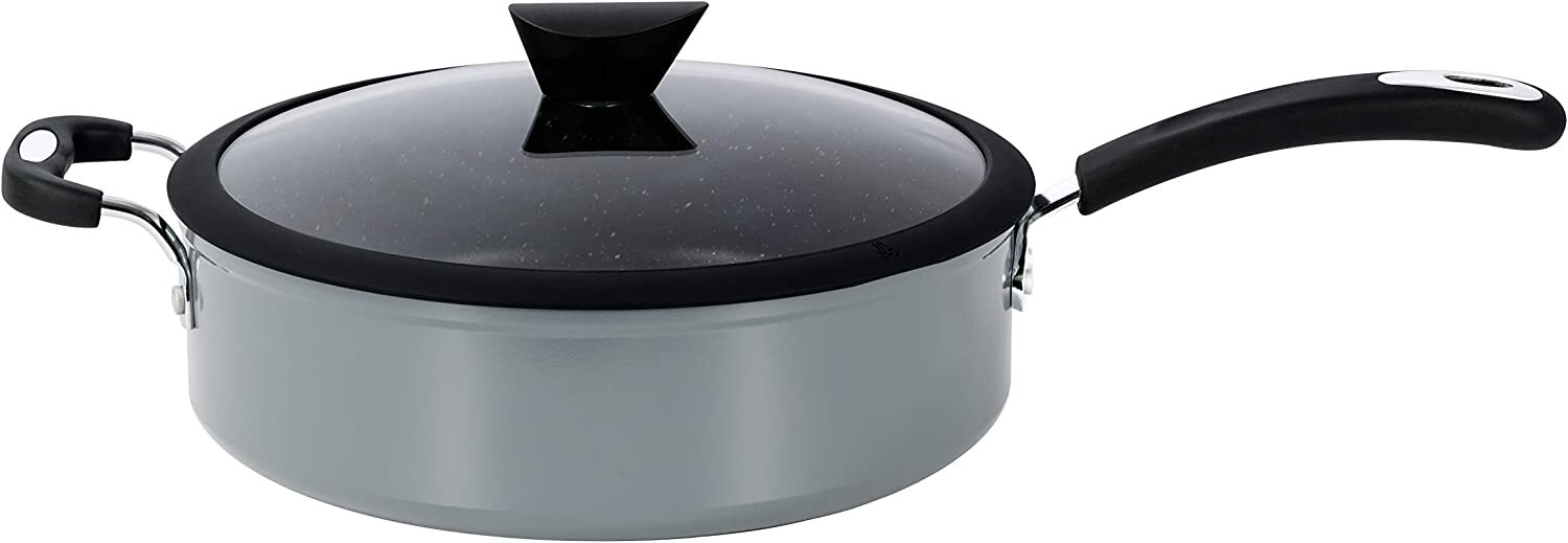 Ozeri Stone Earth All-in-One Sauce Pan, 5L (5.3 qt), [COLORS] - FREE SHIPPING