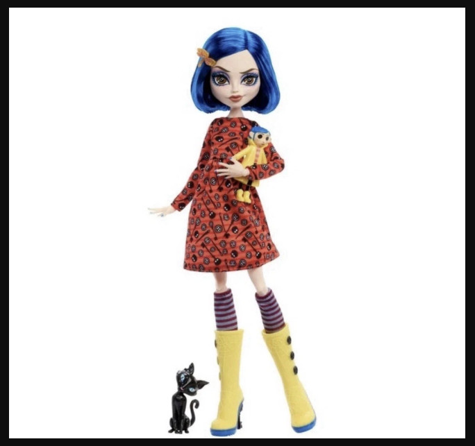 Monster High Skullector Coraline Doll 2026 Mattel LAIKA 🔥🖤 IN HAND ✅