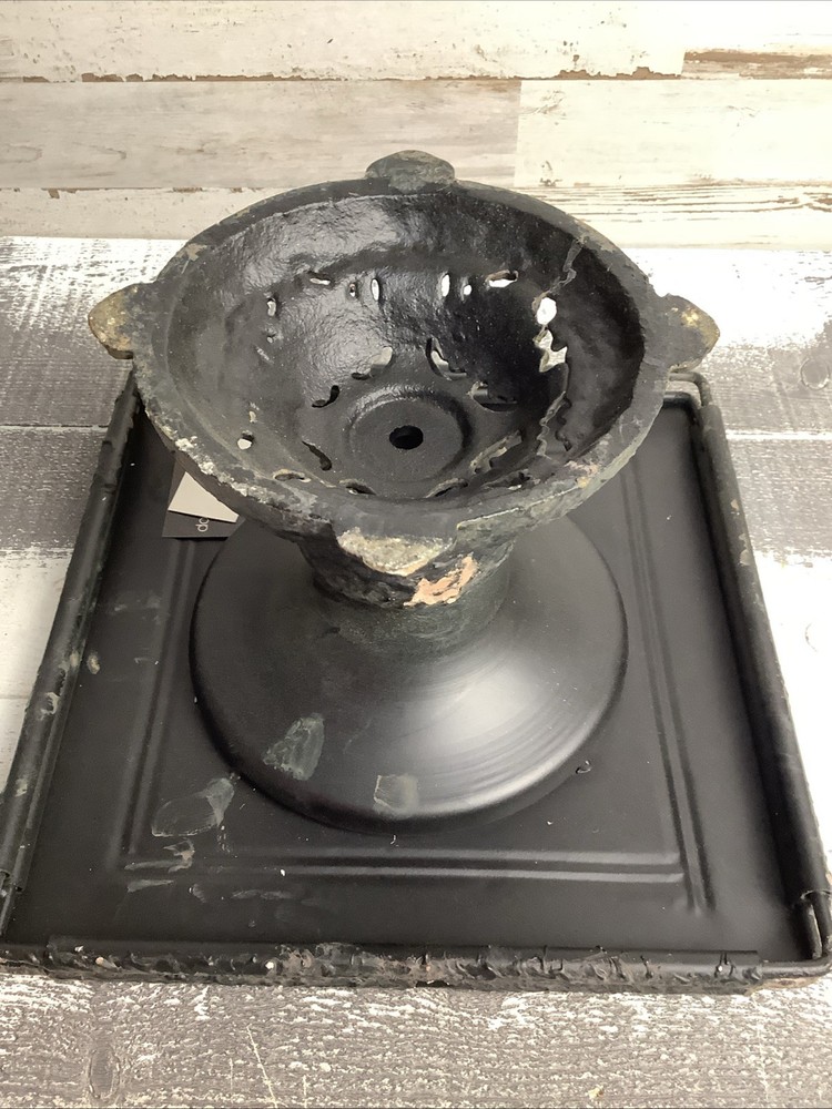 Creative Co Op Rustic Iron Cake Stand 9.5"
