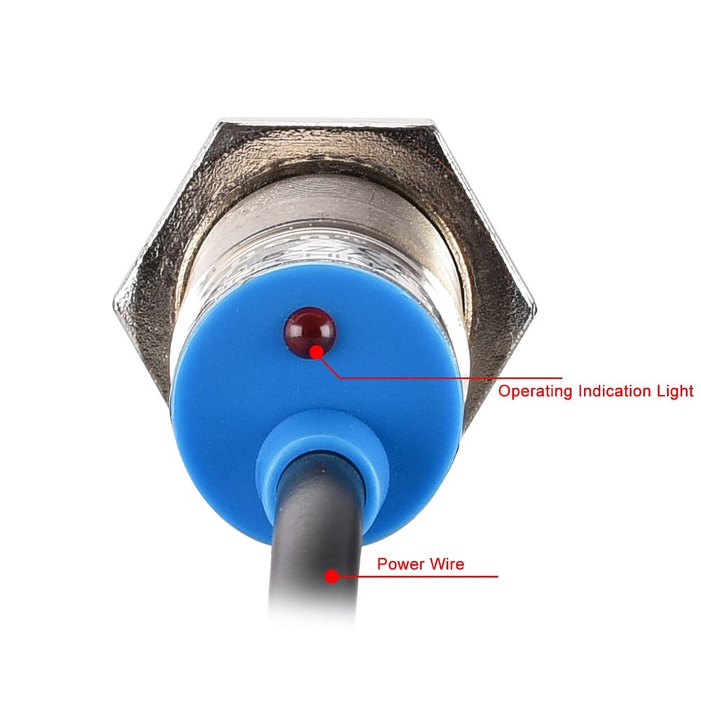 Heschen M12 Inductive Proximity Sensor Switch Non-Shield Type LJ12A3-4-Z/BX D...
