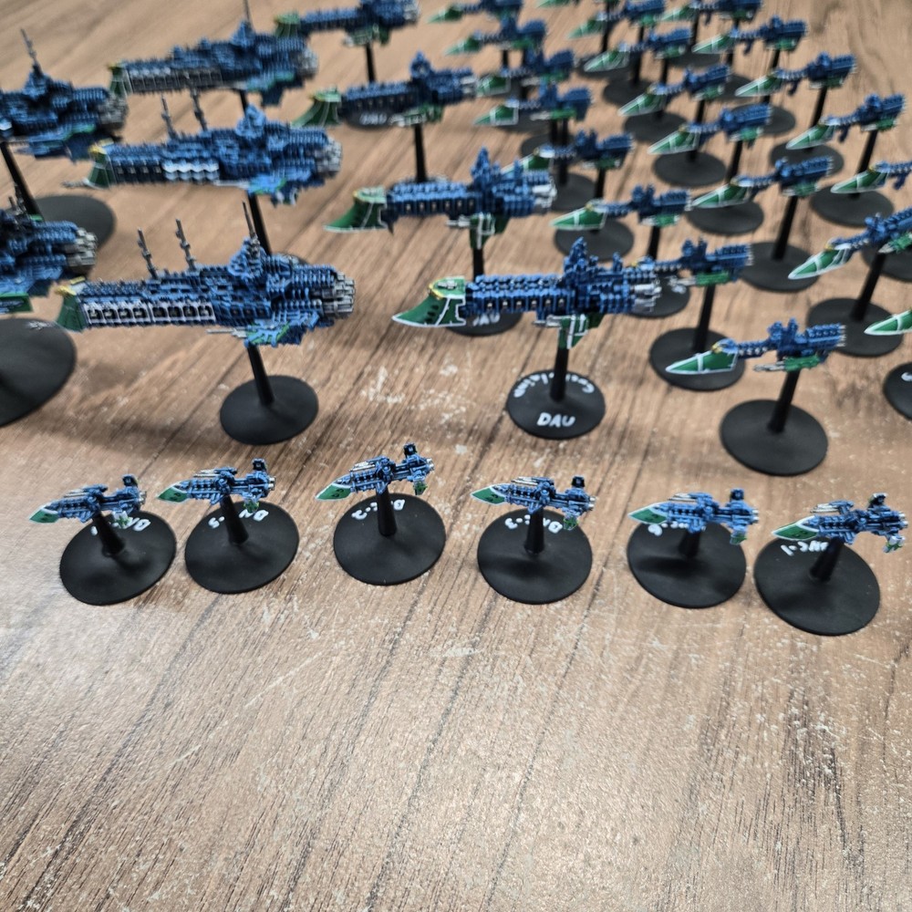 Painted Battlefleet Gothic Complete Imperial Army Fleet OOP Games Workshop
