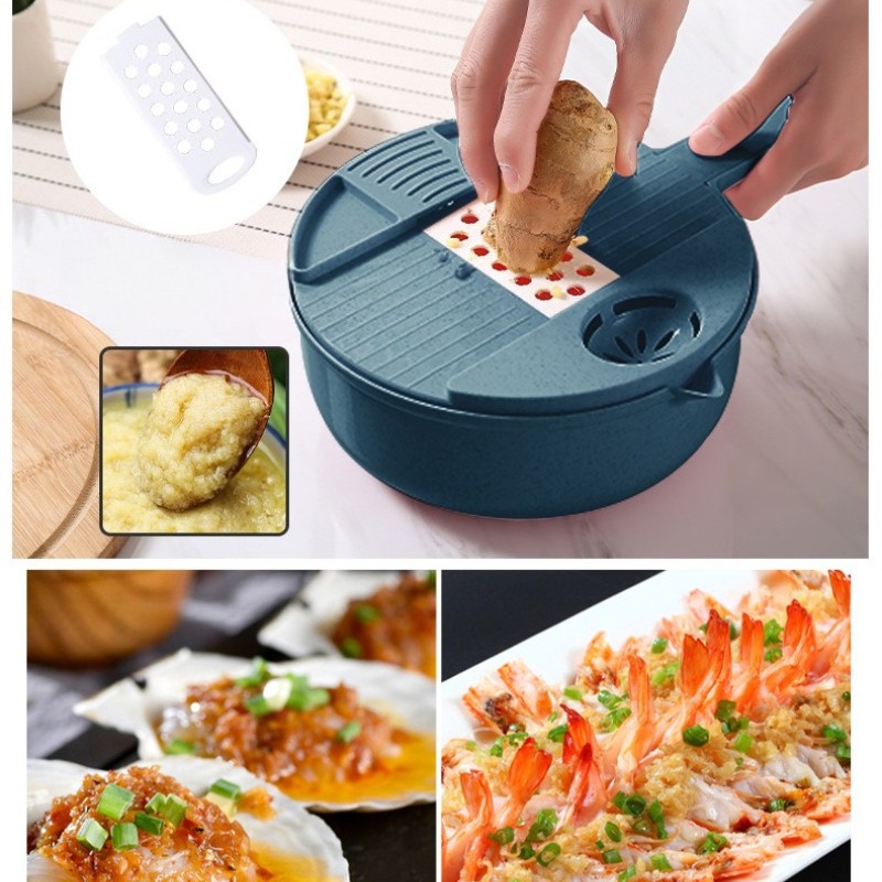 12PCS kitchen slicer multi-functional shredding grating slicing shaving