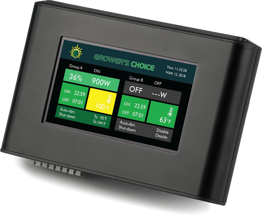 Growers Choice Master Lighting Controller LED HPS Timer Daisychain Dim Function