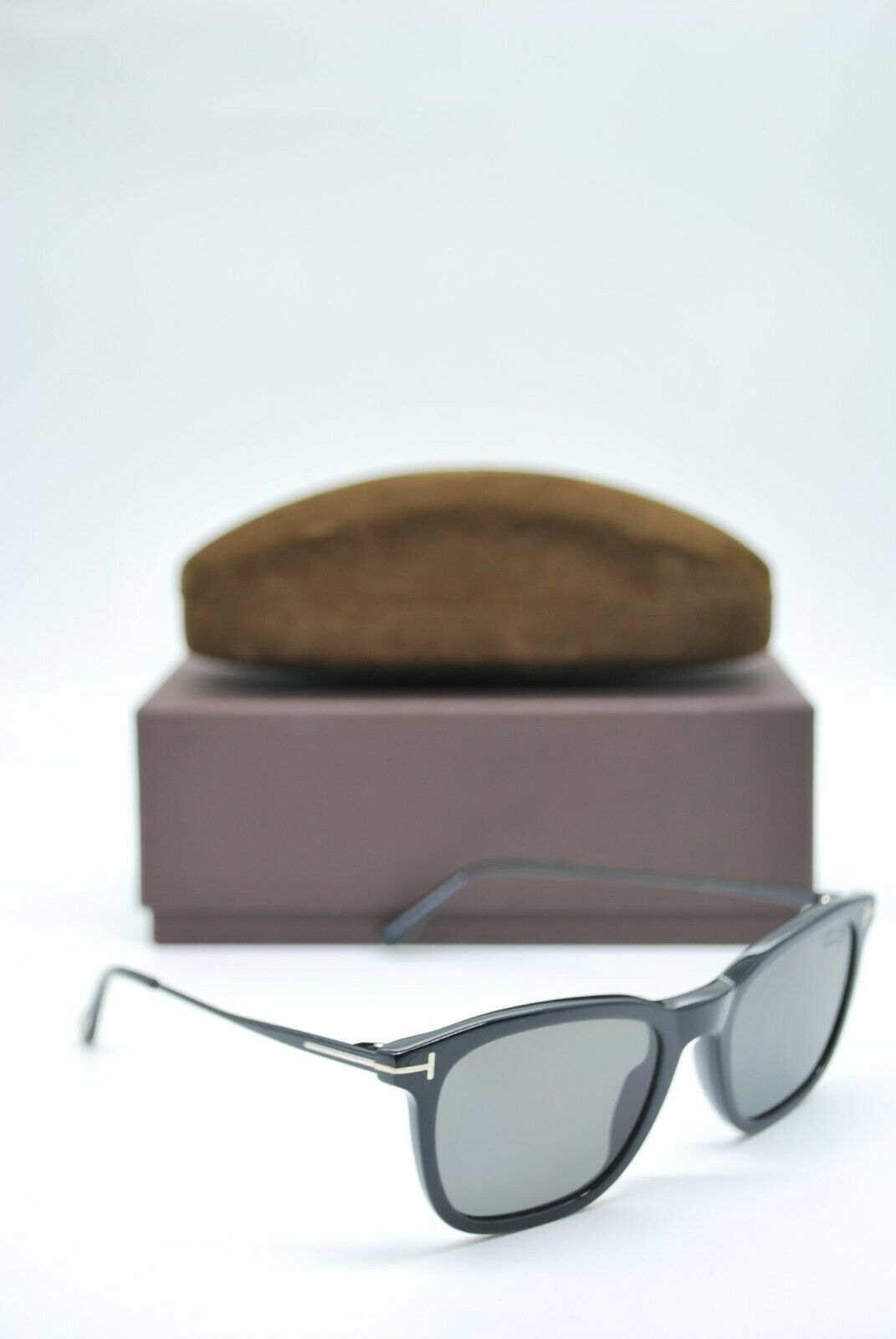 NEW TOM FORD TF 625 01D BLACK GRAY POLARIZED AUTHENTIC SUNGLASSES 53-20