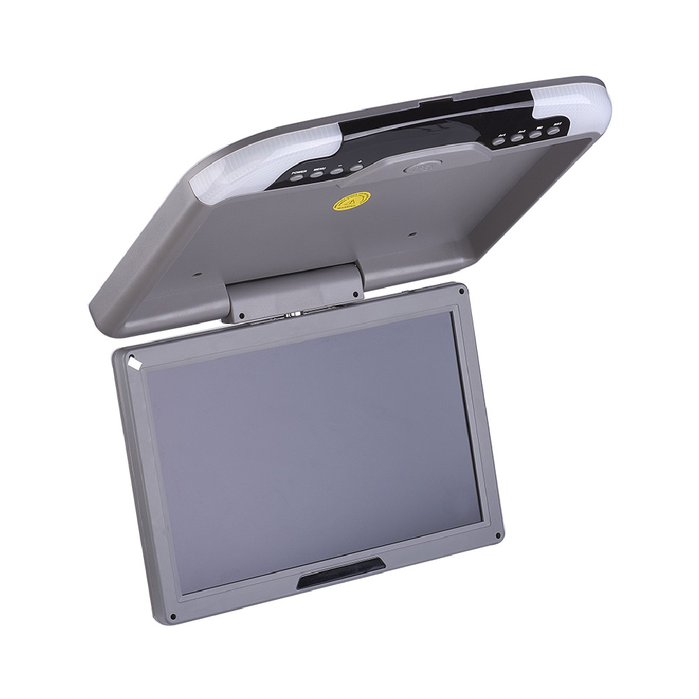 13'' Wide LCD TFT Car Ceiling Flip Down Monitor Auto Roof Mount TV Grey US