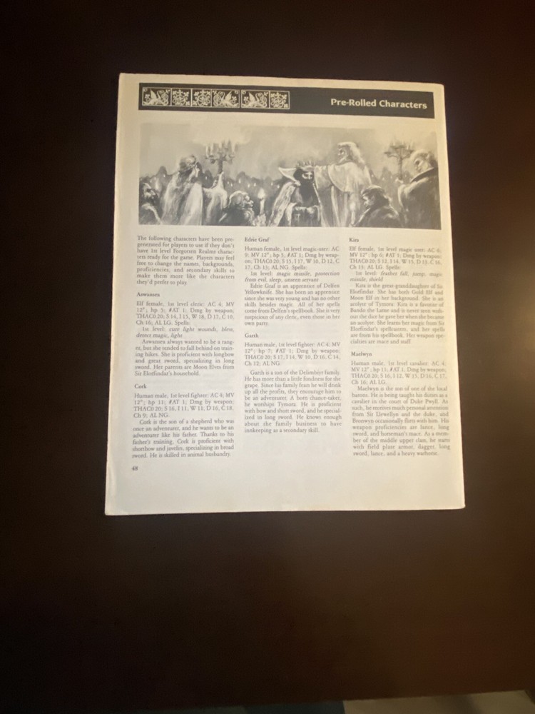 AD&D TSR Adventure Module “Under Illefarn”