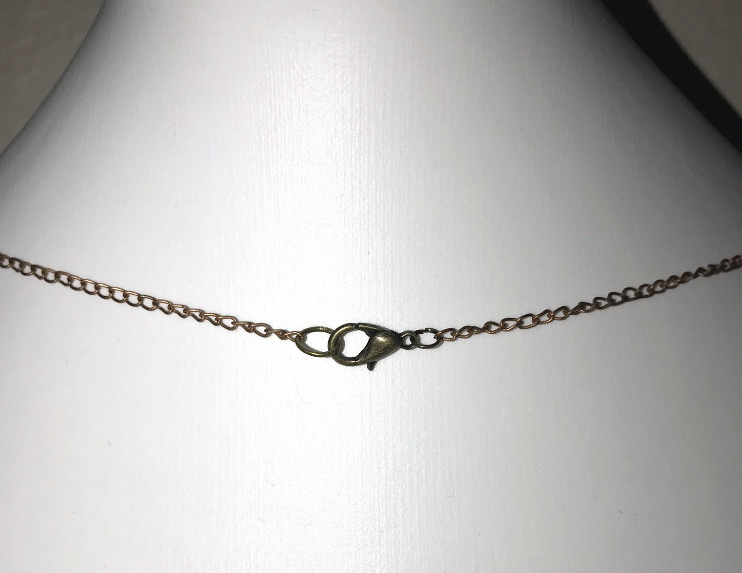 30 Cal Blue Tip HOGSTOOTH Rose Gold Necklace ~ Veteran Made ~