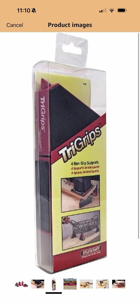 Milescraft 1600 TriGrips - Triangle Bench Cookie Work Grippers, for, 4-pack