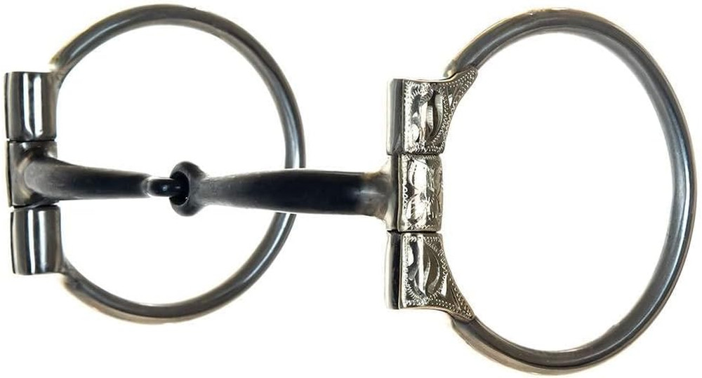 Western SS Silver Sweet Copper Inlay D-Ring Bit