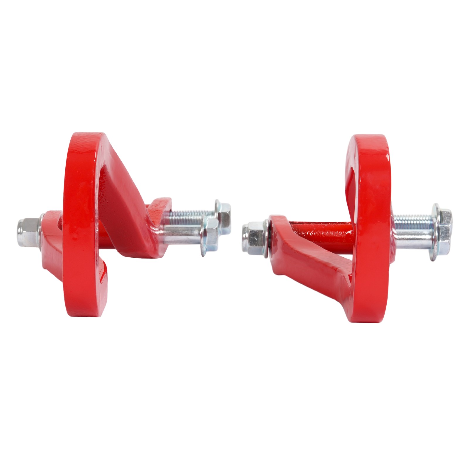 Red Front Tow Recovery Hooks w/ Bolts For GMC Sierra 1500 2019-2025 #84280203