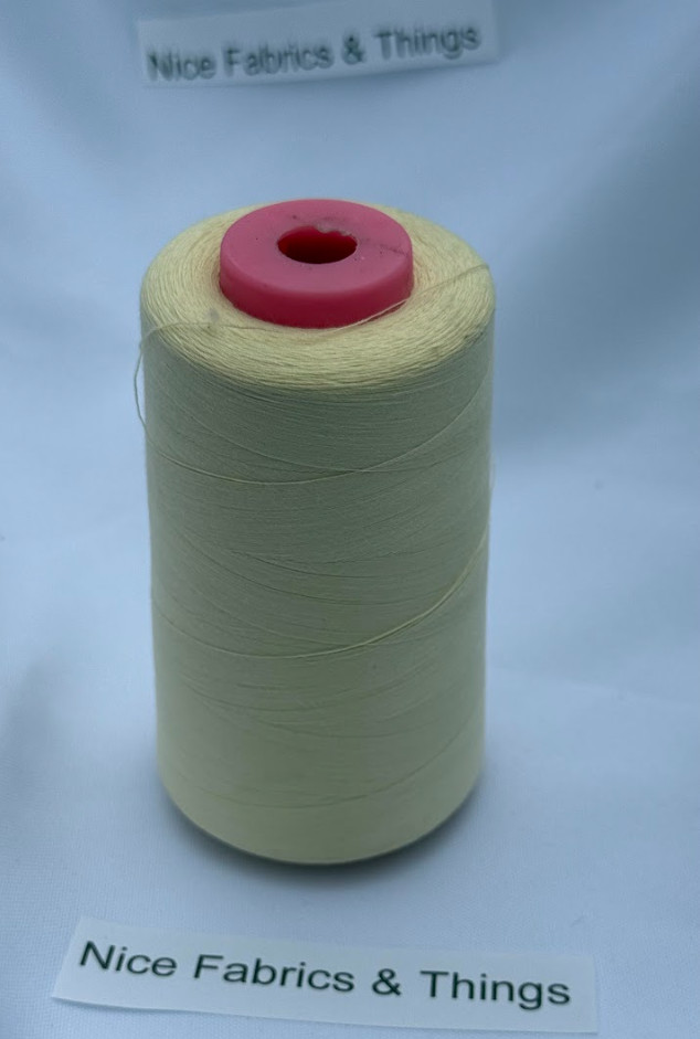 50 Spools -  Light Yellow A025 Multi Purpose Sewing Thread