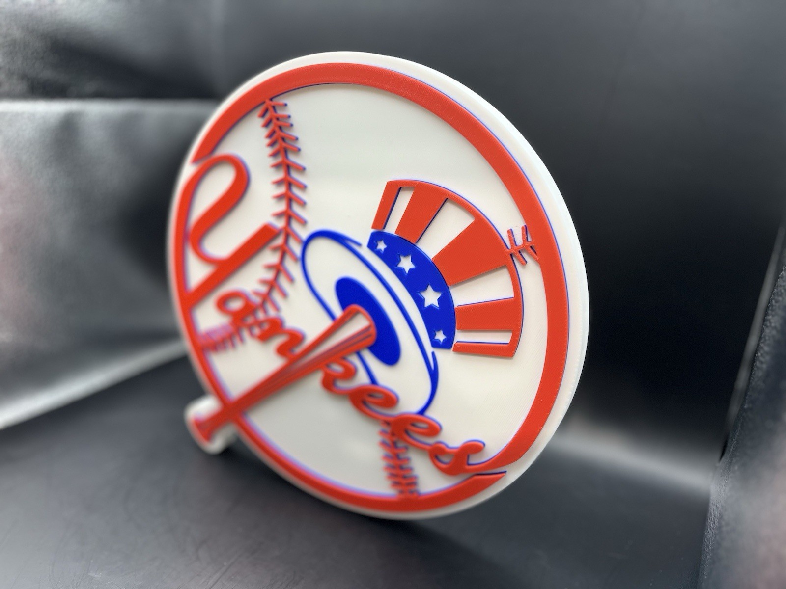 New York Yankees Logo Sign Display | 3D Wall Desk Shelf Art