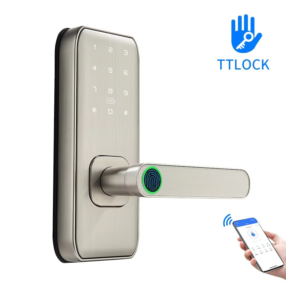 TTLock Smart Fingerprint Door Lock Bluetooth Keyless Entry App Control
