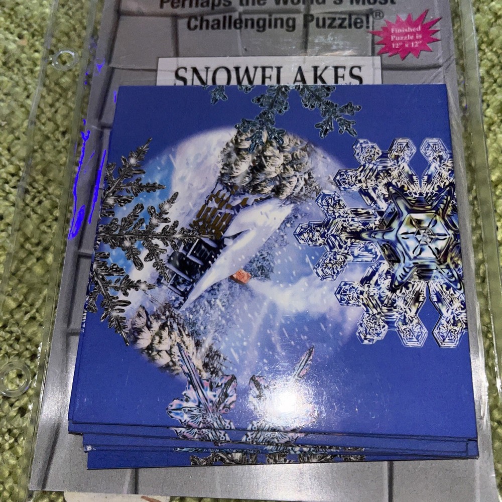 Scramble Squares Snowflakes Puzzle