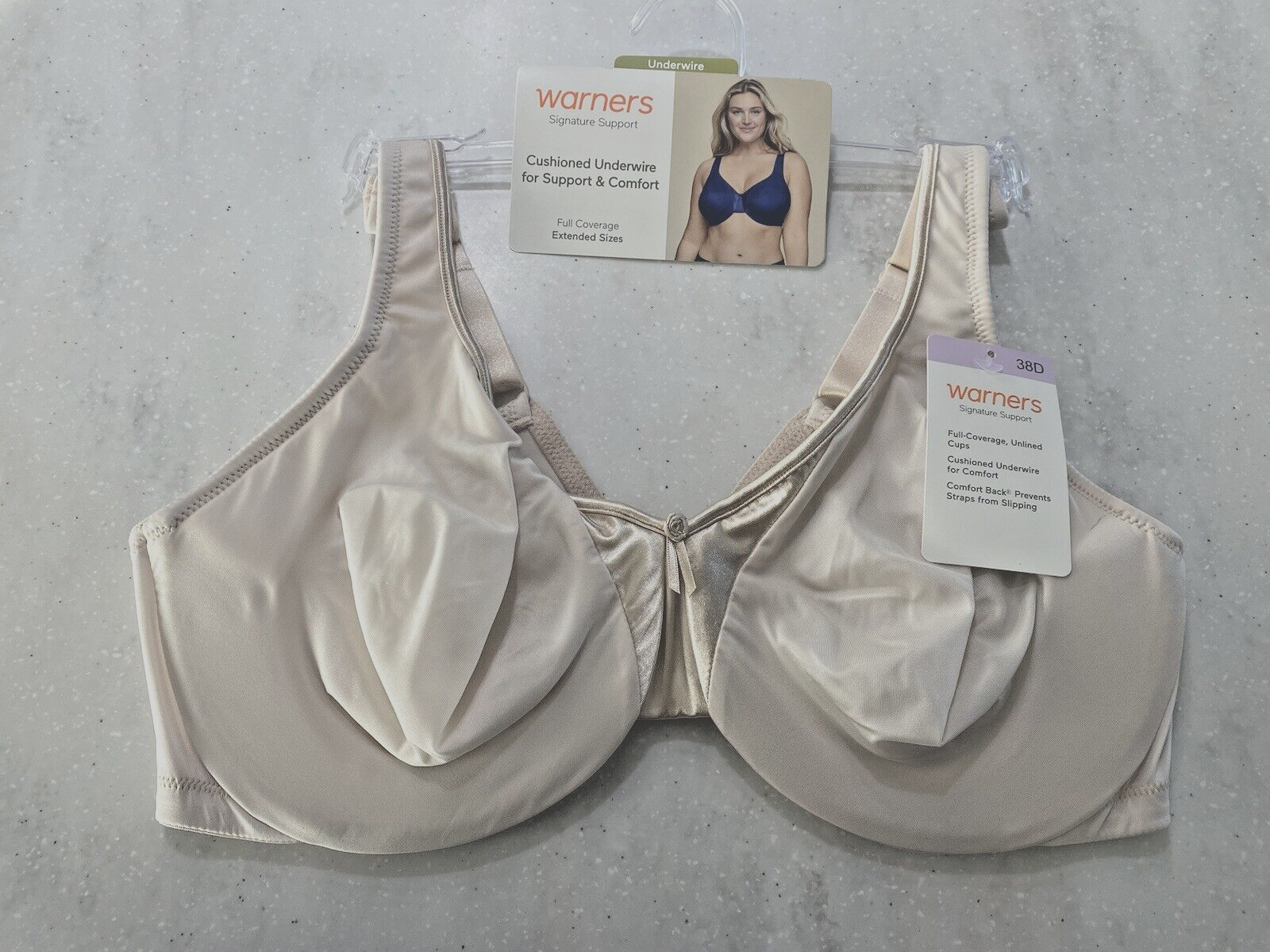 Warners SIGNATURE SUPPORT BRA cushioned underwire stretch 35002A BRAND NEW