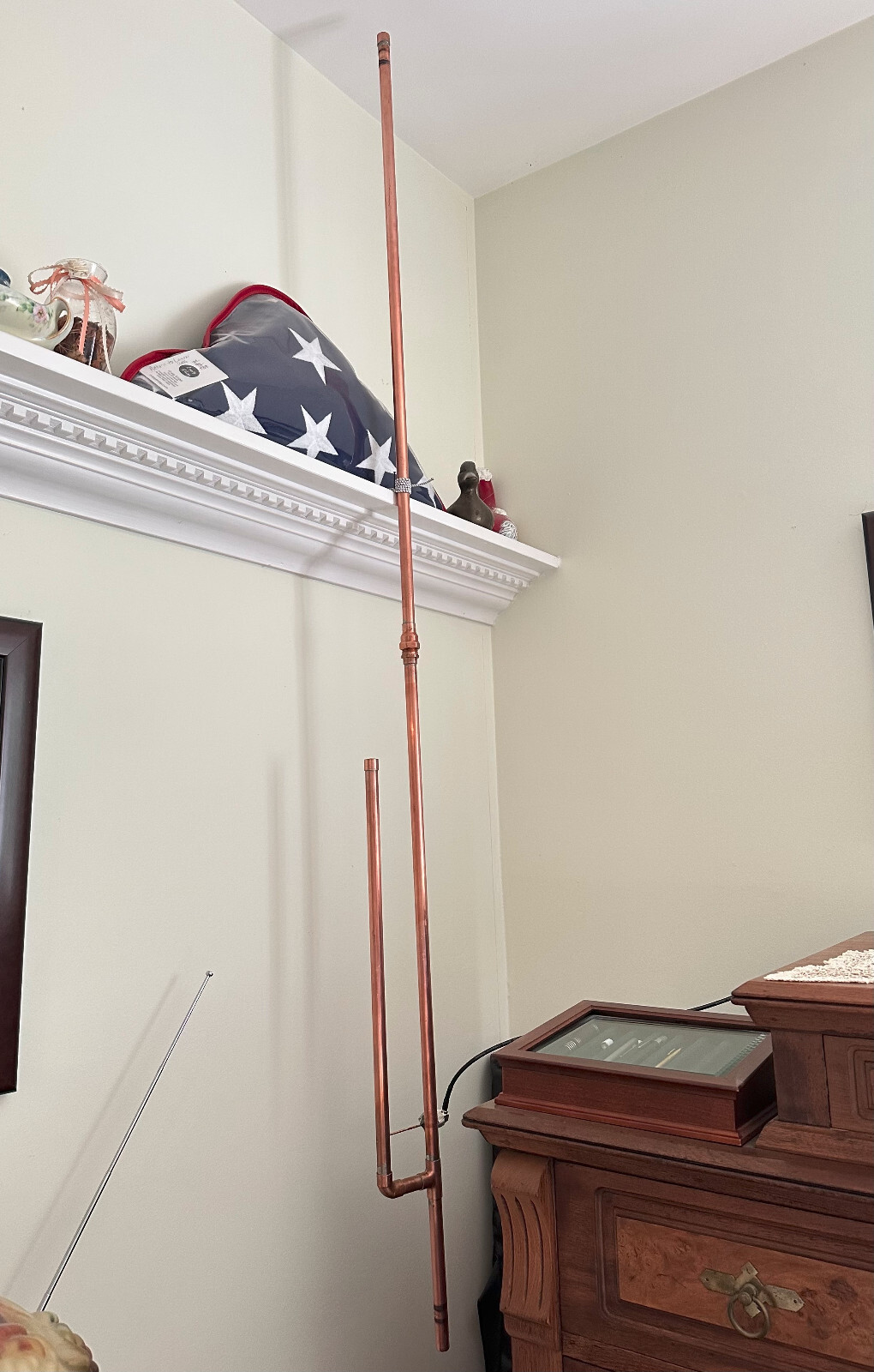 2meter/70cm J pole Dual Band Collapsible Copper J-Pole Antenna FREE SHIPPING