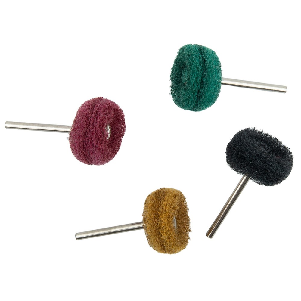 Effective Rust Deburring and Polishing with 4pcs Set Nylon Buffing Brush