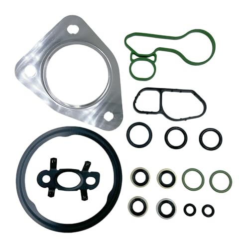 Engine Oil Cooler Gasket Seal Kit Compatible with Select Buick