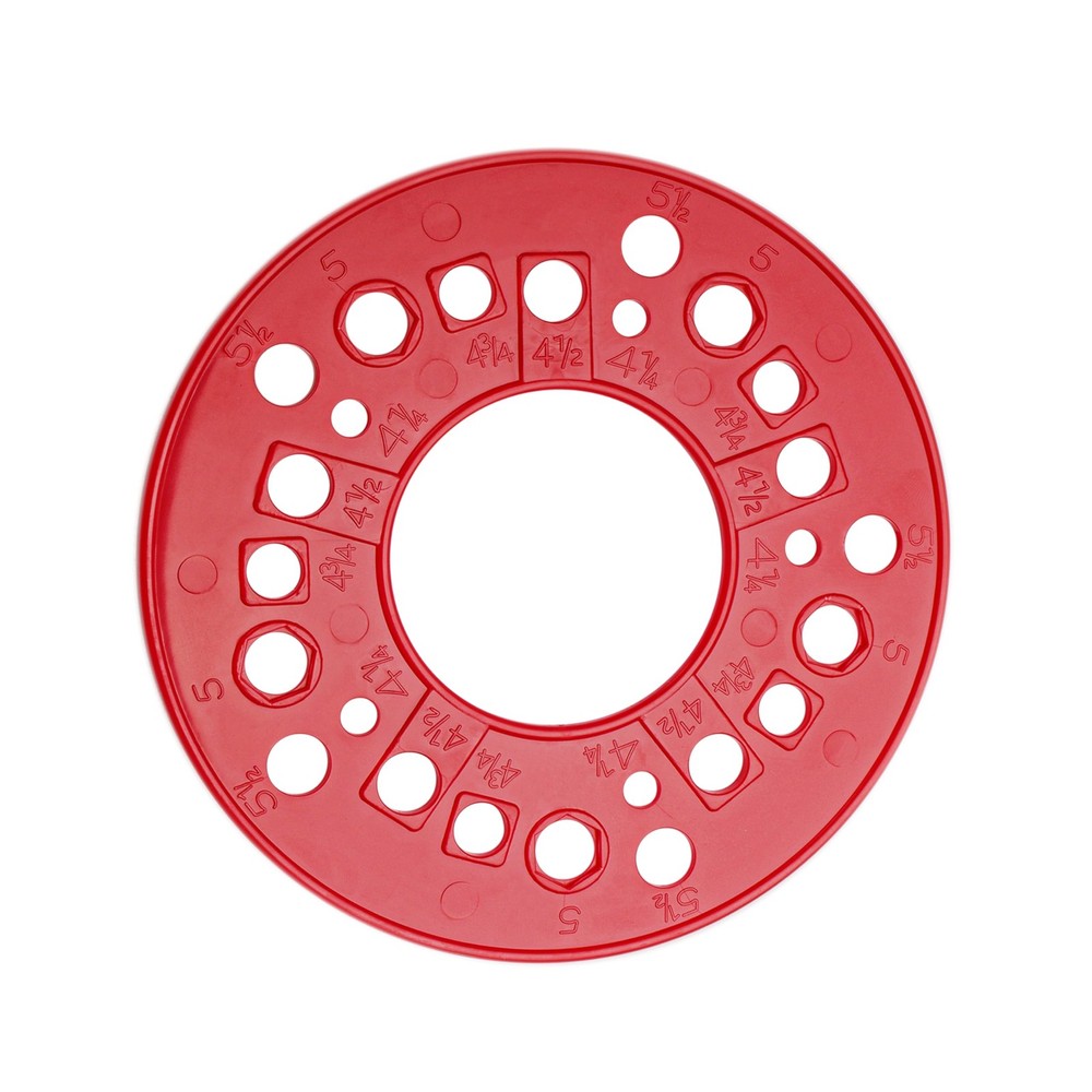 Rifatrio Wheel Bolt Pattern Measuring Tool, 5 Lug Template,Lug...