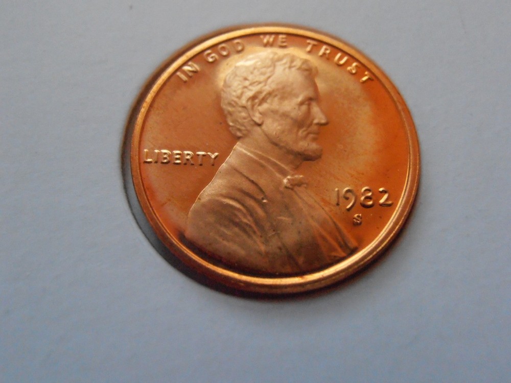 1982 S Lincoln Cent - PROOF Coin, FREE SHIPPING