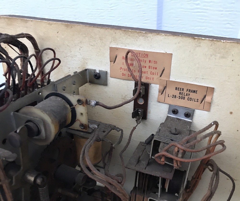 Huge & Heavy Pinball Machine Panel Guts, Awesome Steampunk Decor Piece!