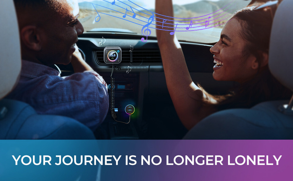 Bluetooth FM Transmitter Car Radio Player MP3 Adapter Modulator Kit 2USB Charger