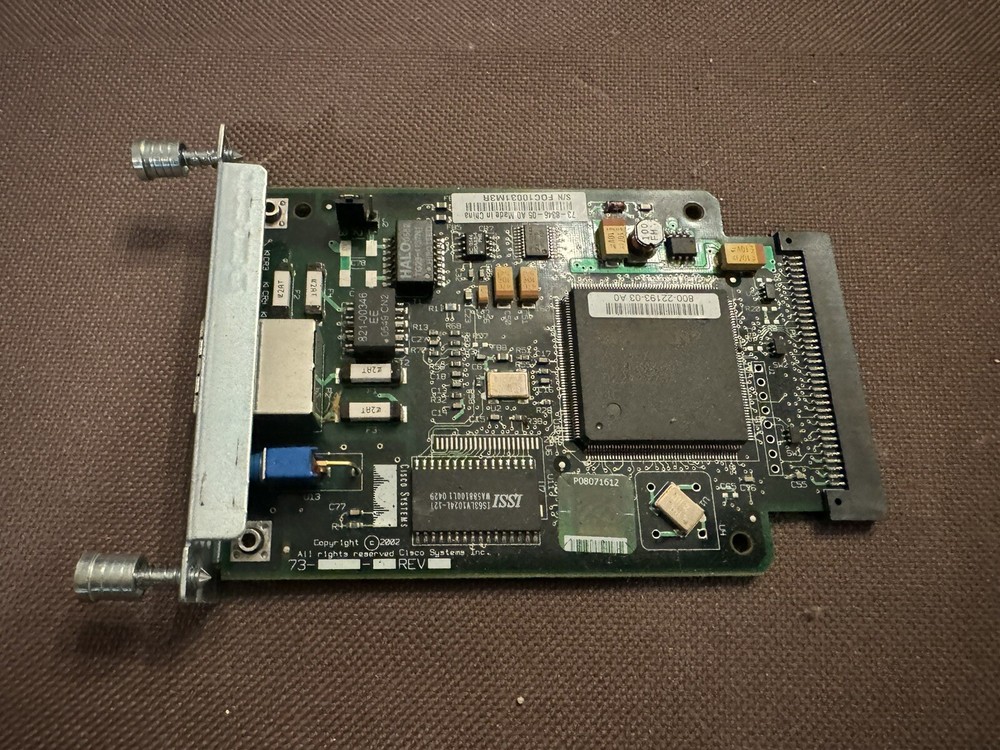 Cisco T1 Dsu/csu Module Pulled From1721 Router 73-8346-05A0