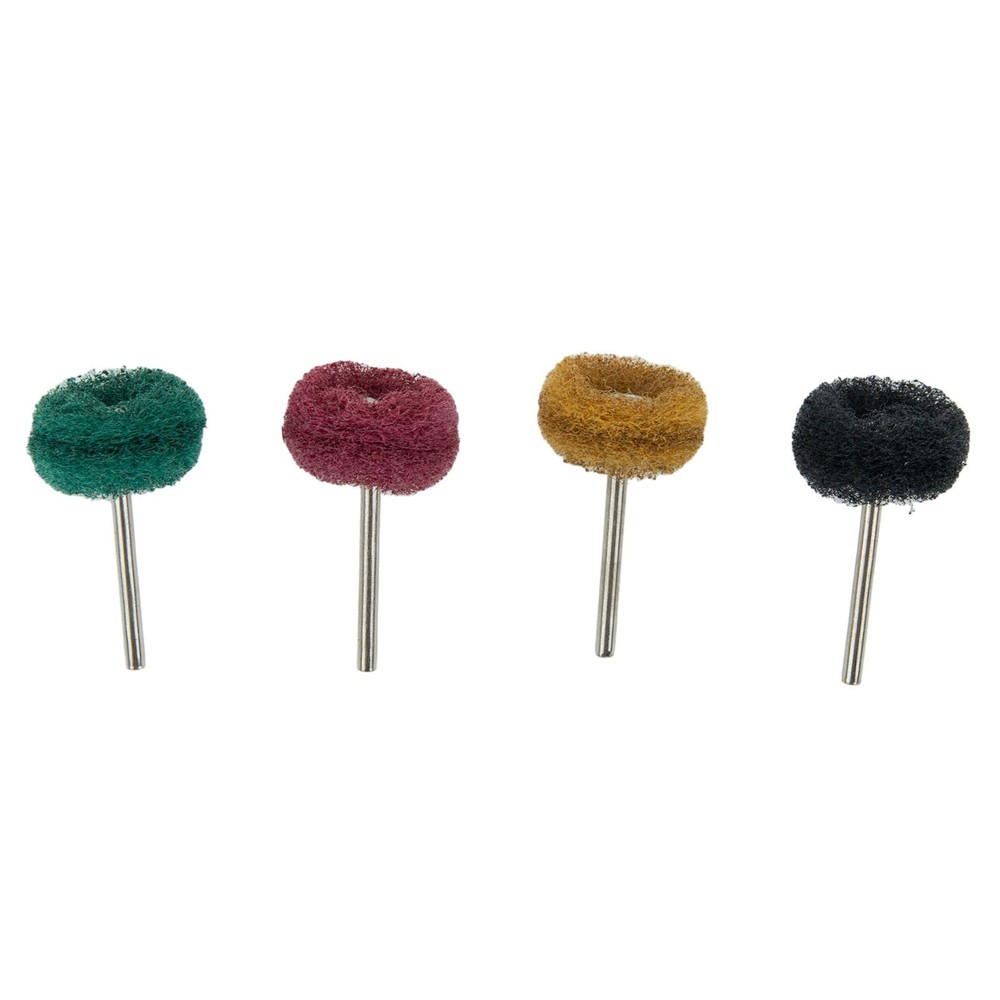 Effective Rust Deburring and Polishing with 4pcs Set Nylon Buffing Brush