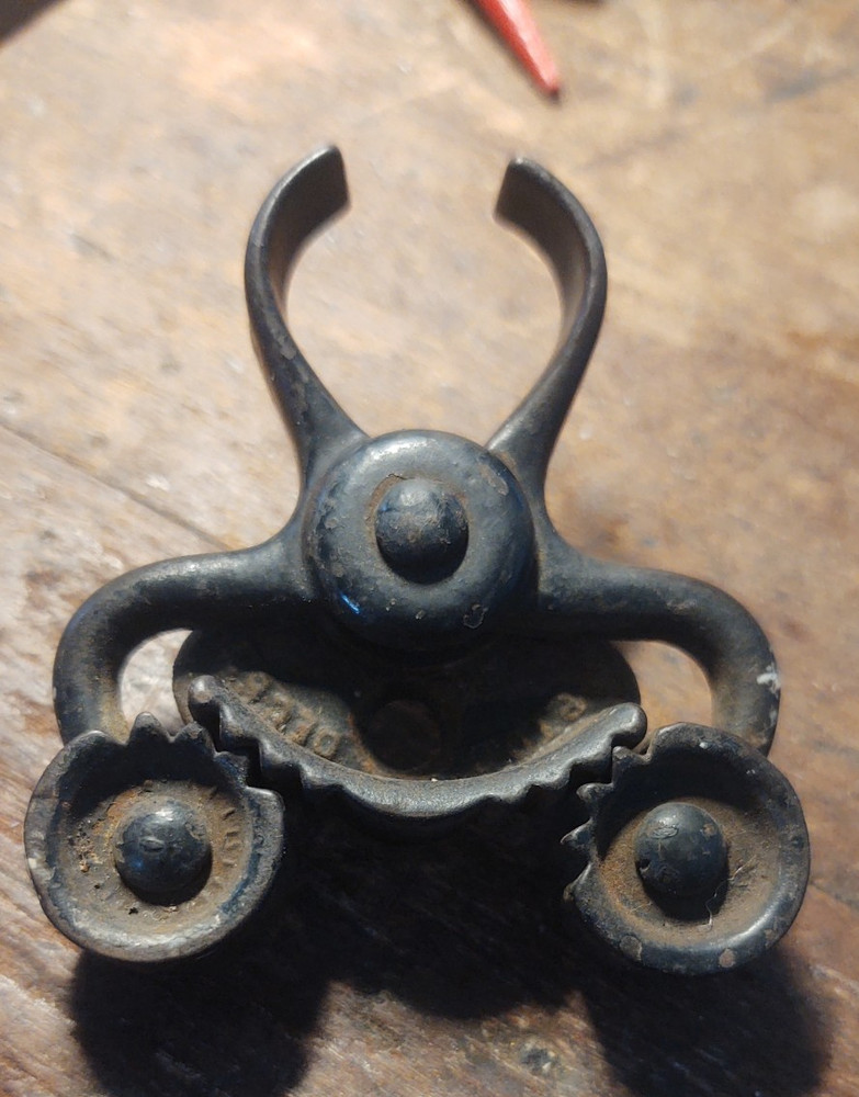 1863 Hardware, Improved Window Sash Fastener" C. B. Clark