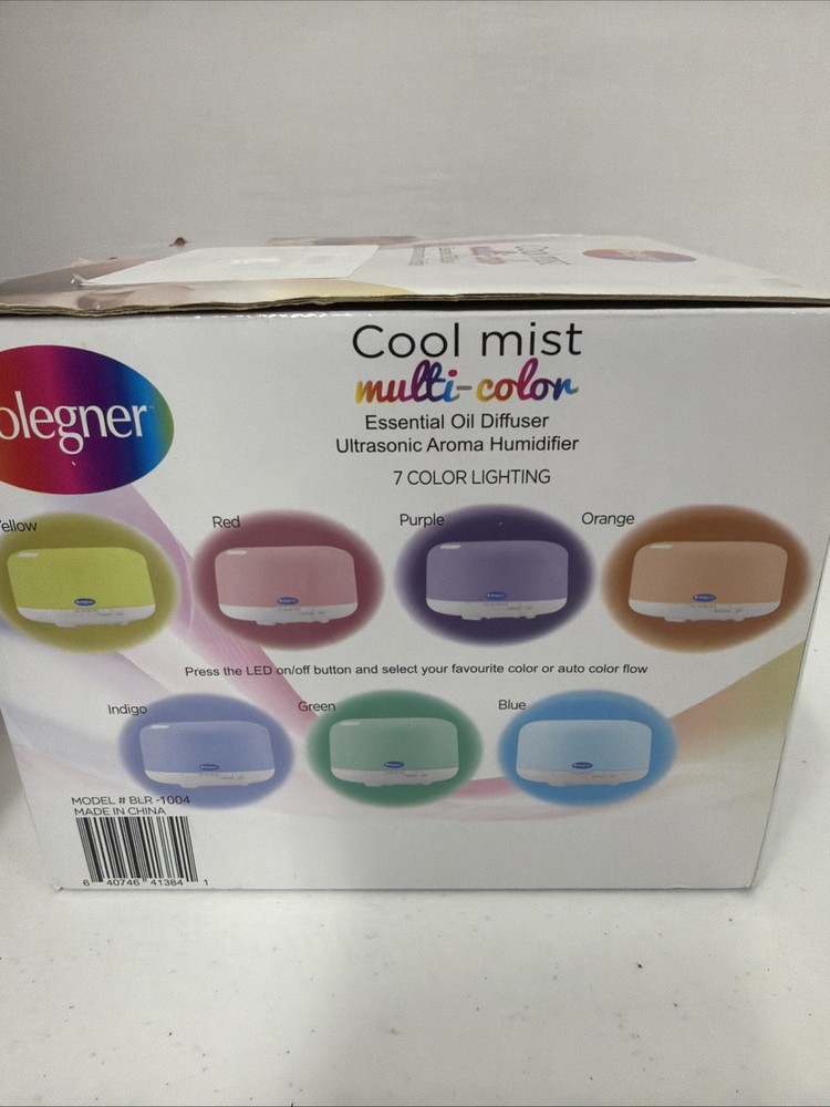 Bolegner Cool Mist Multi Color Essential Oil Diffuser And Cool Mist Humidifier