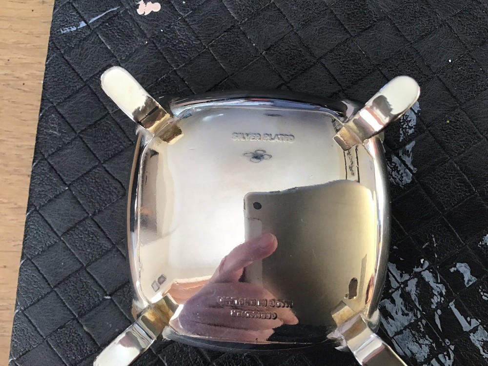 GRENADIER SIVERSMITH James CONDIMENT SET Silver plated Boxed Missing 1 Spoon