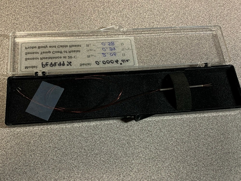 Custom-designed 10 micrometer hot-wire Subminiature Probe for Thermal Anemometry