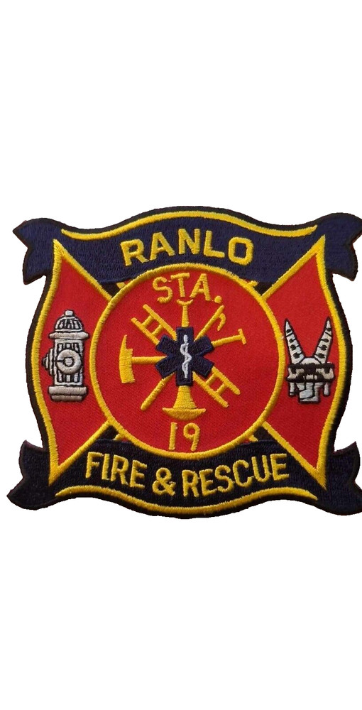 Ranlo NC Fire & Rescue patch shipped from Australia