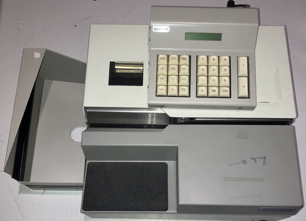 Shear Tech EN-5000 Check Endorser Controller With Keyboard Tested VINTAGE