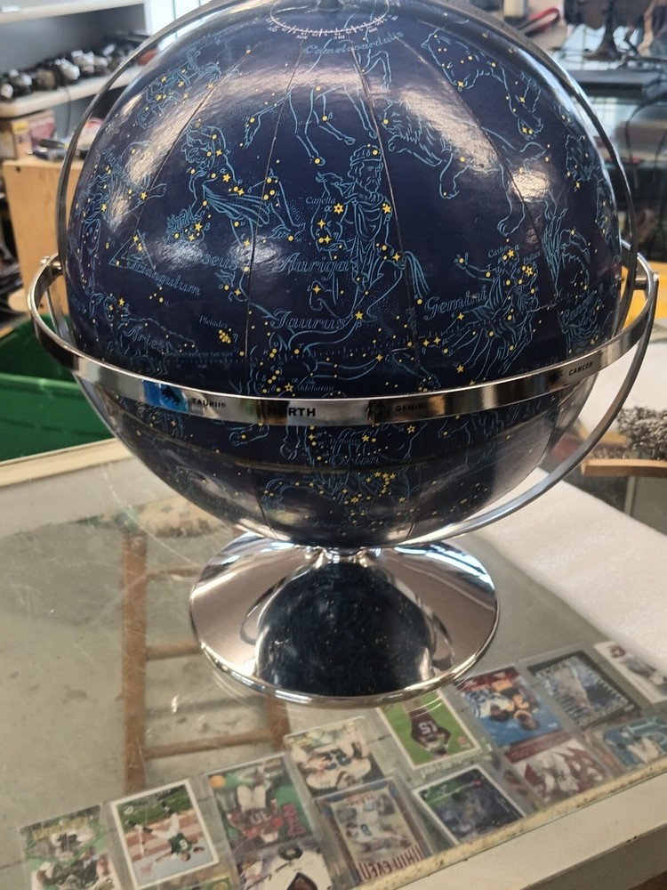 vintage Rand McNally celestial globe 60s era