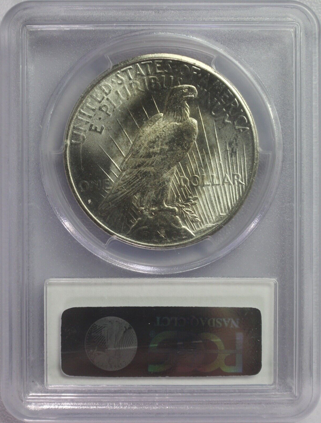 :1925-S SILVER PEACE DOLLAR BLAST WHITE PCGS CHOICE MS63 KEY DATE HIGHEST-GRADES
