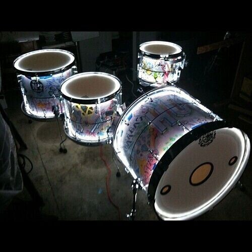 LED Drum Lights - complete kit - Color Changing -or- Solid Color