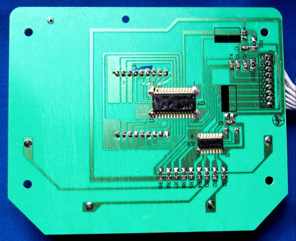 DISPLAY PCB FOR TEXI APOLLO 68/101 STEAM / FUSING PRESS - 220V
