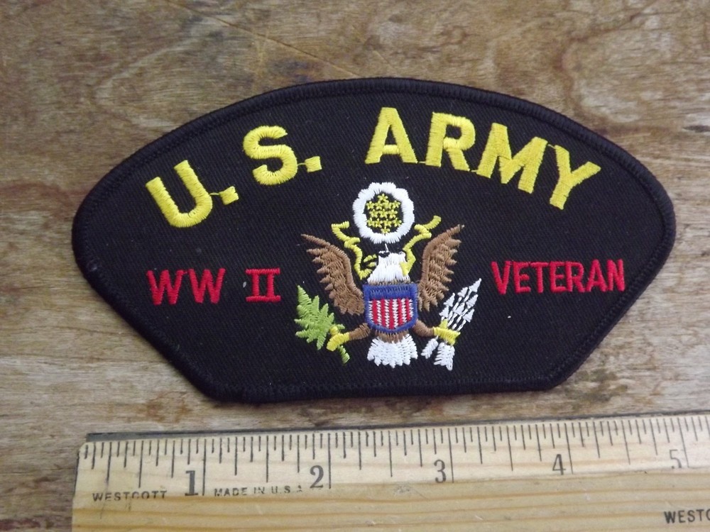 U.S. Army WWII Veteran Hat Patch - INV# C1516
