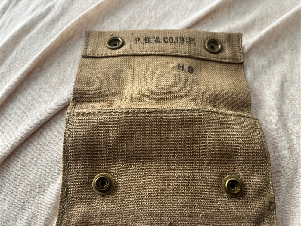 World War I First Aid Pouch 1918 Dated
